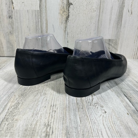 Aldo Women’s Joeya Pointed Toe Flats Slip On Loafers Black Leather Low Top #5 - Picture 5 of 11